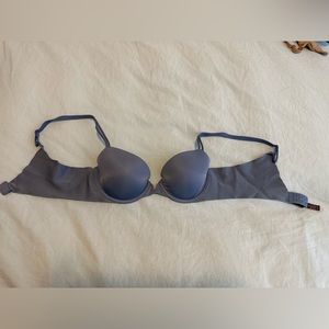 Victorias Secret lined Demi rhinestone V bra
